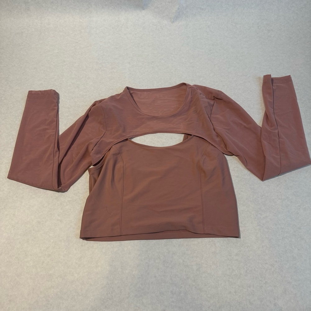 Old navy active power soft tank and mesh long sleeves cover size M
